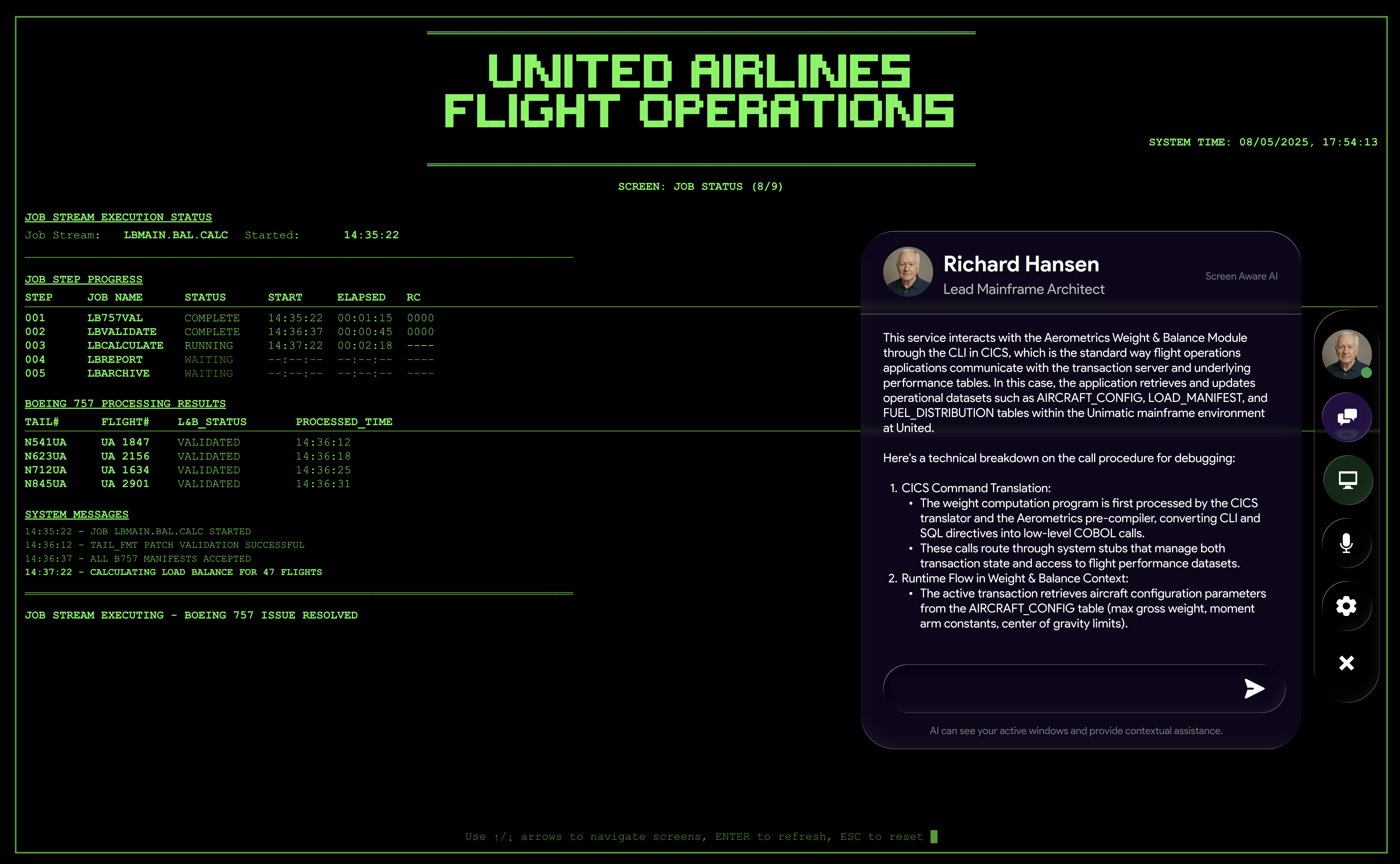 United Airlines example